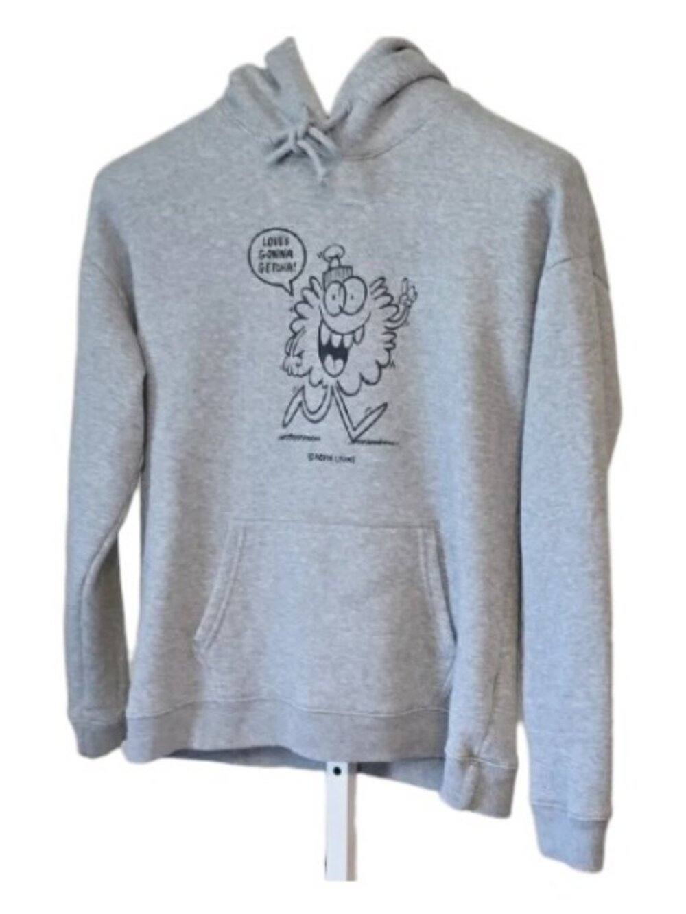 TNA Kevin Lyons graphic hoodie grey unisex size XS/S